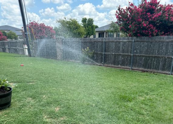 central texas irrigation installation
